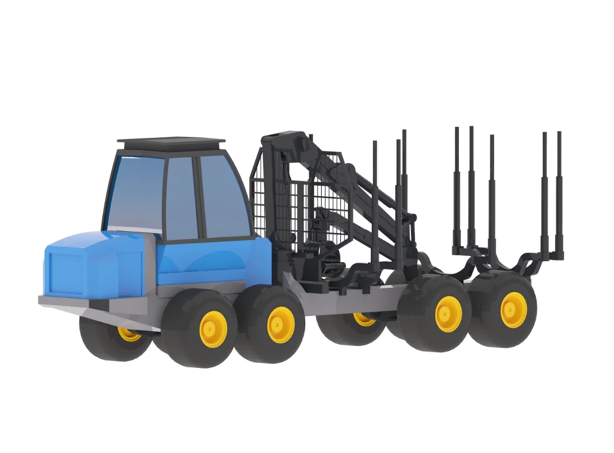 Forwarder Forestry F15 Simplified Image 2