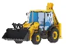 Loader Backhoe Wheeled 3CX - Thumbnail 3