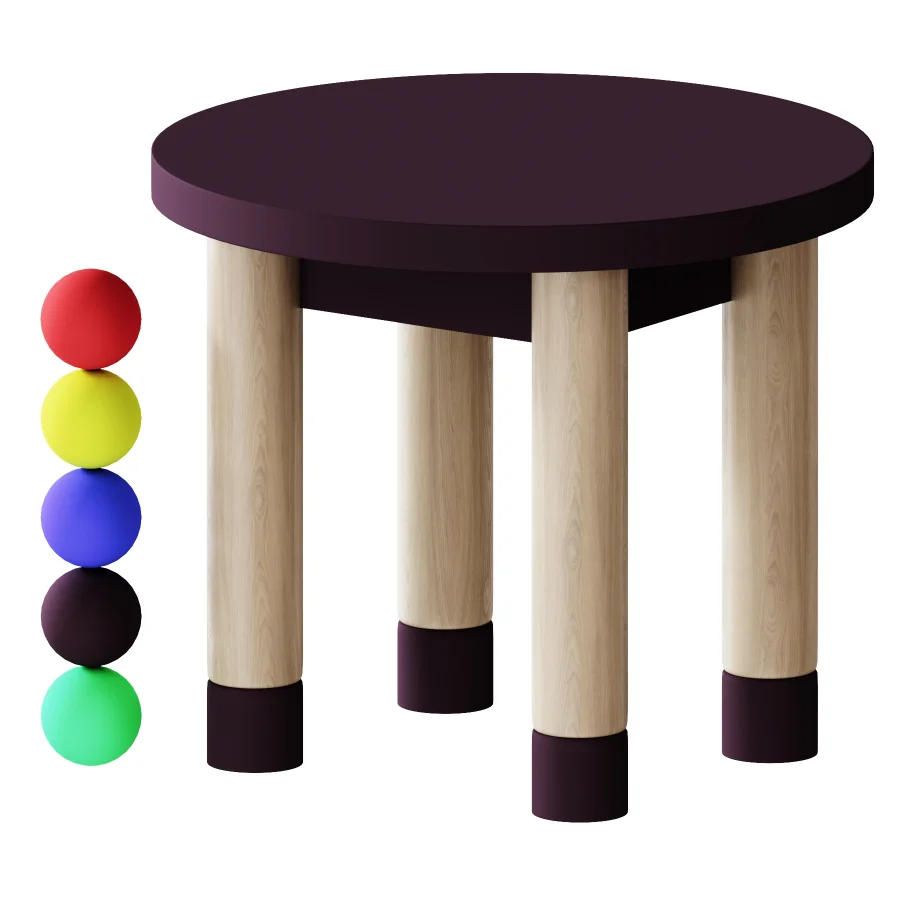 Childrens chair Plumpi White Wooden Image 2