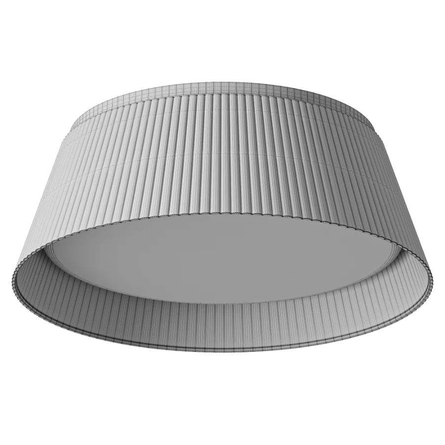 Modern Ribbed Ceiling Light Image 4