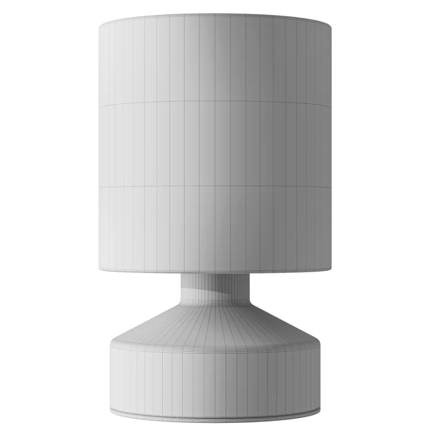 Mango Ceramic Base Fabric Table Lamp Image 3