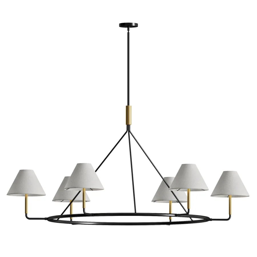 Kensington Metal Round Chandelier Image 2