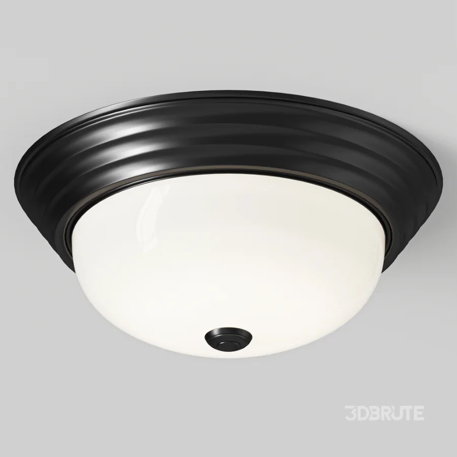Adline Glass Flush Mount Image 1