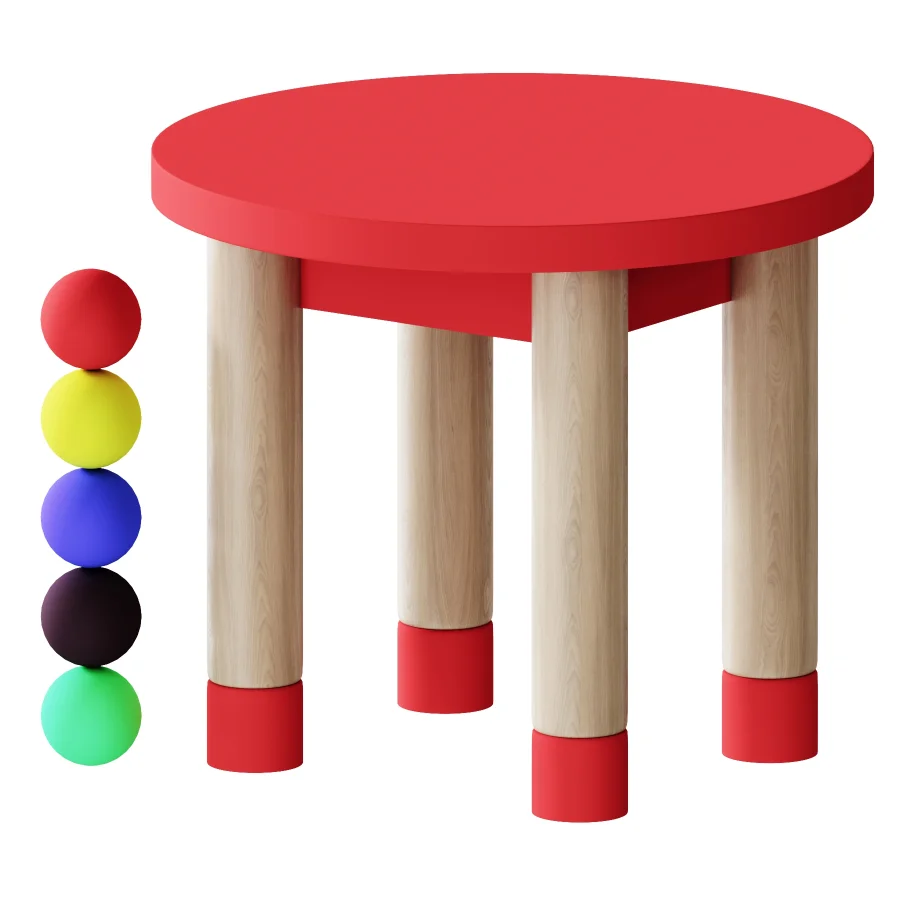 Childrens chair Plumpi White Wooden Image 3