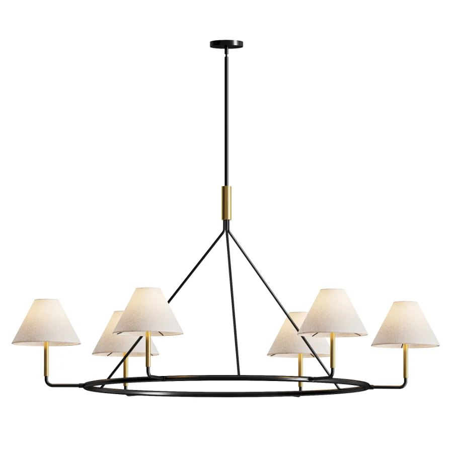 Kensington Metal Round Chandelier Image 1