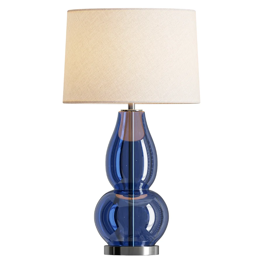 Vesel Glass USB Table Lamp Image 1
