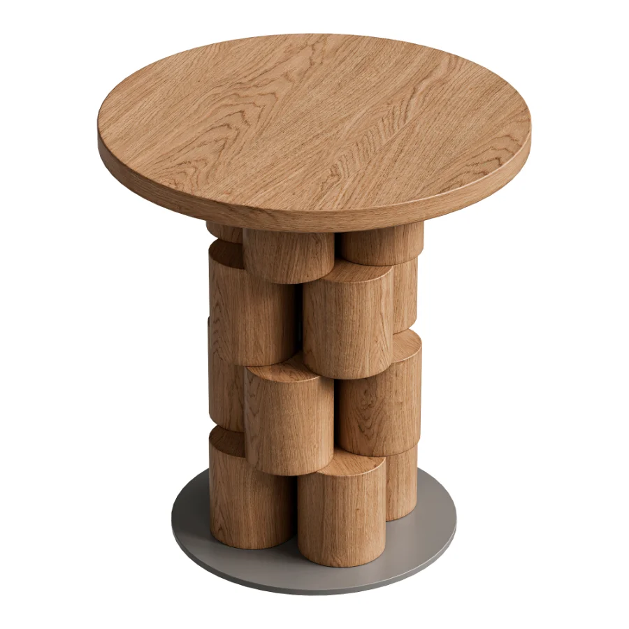 Kari Side Table Teak d45 Image 2