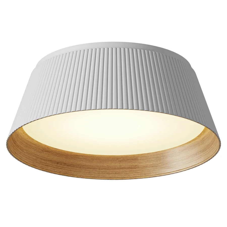 Modern Ribbed Ceiling Light Image 3