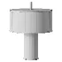 Margin Portable Table Lamp Beige Canvas - Thumbnail 3