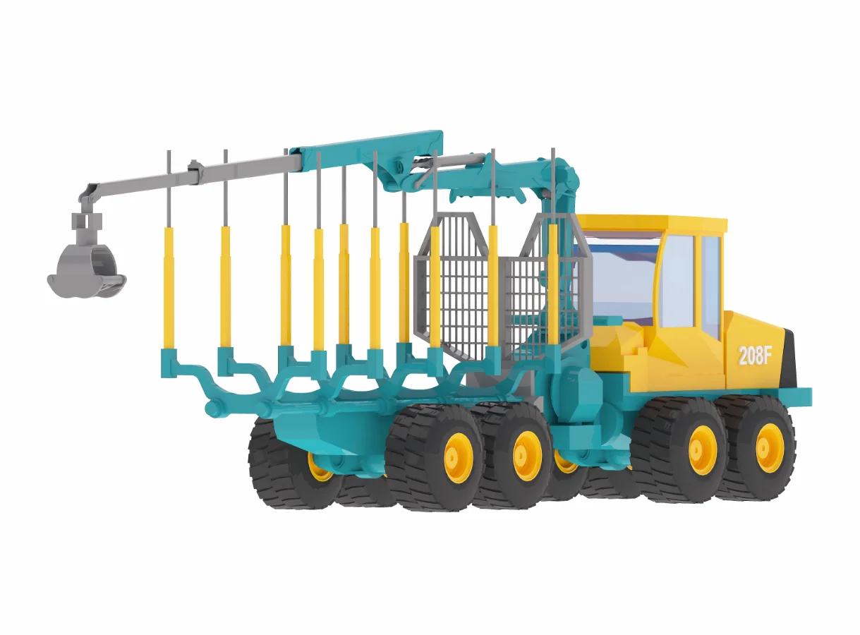 Harvester Forestry 208F+Crane Image 4