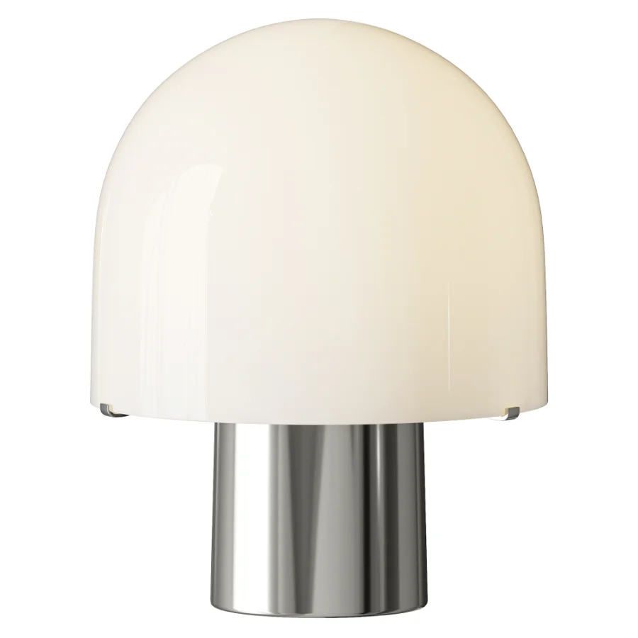 Mazzega Opal Glass Table Lamp Image 1