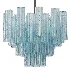 Murano Chandelier Blue Glass Tubes - Thumbnail 2