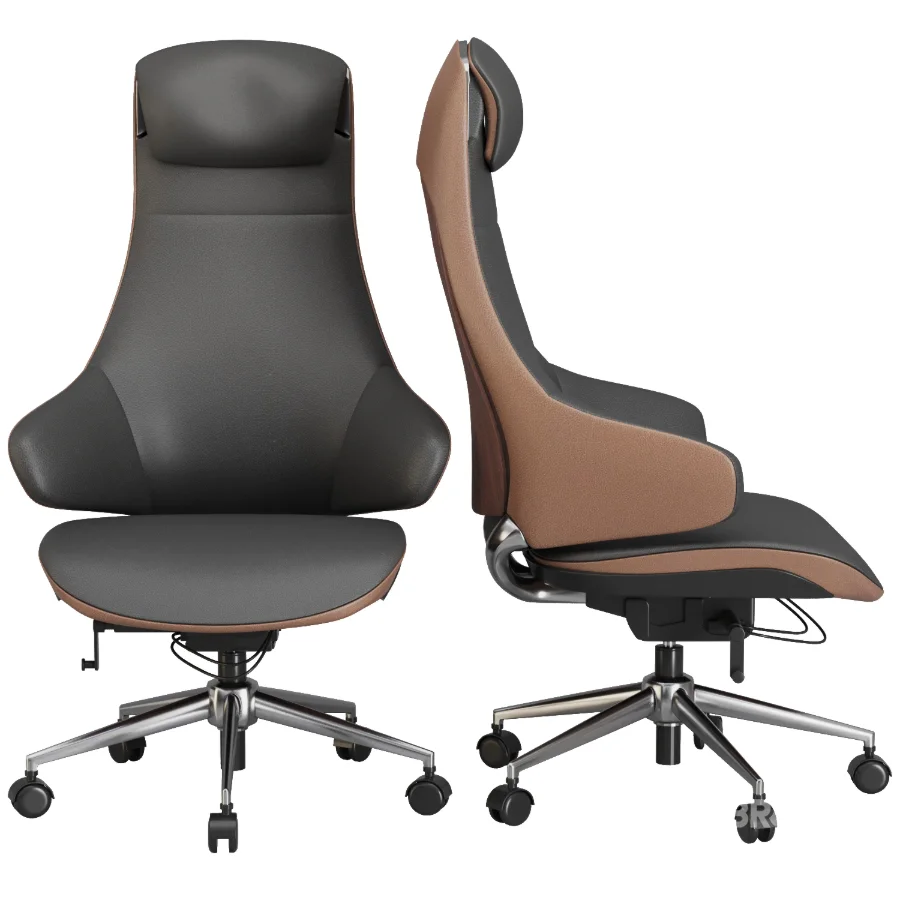 luxury genuine office chair Image 4