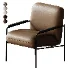 Castel Velour Milk Armchair - Thumbnail 3