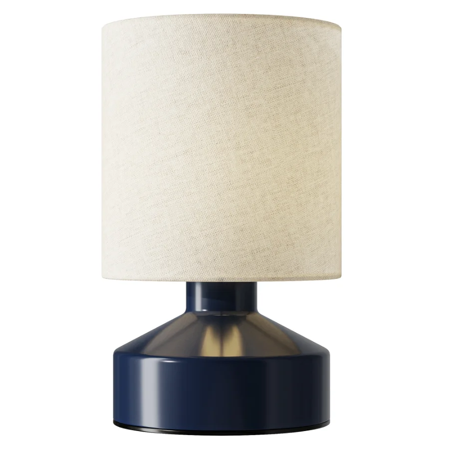Mango Ceramic Base Fabric Table Lamp Image 1