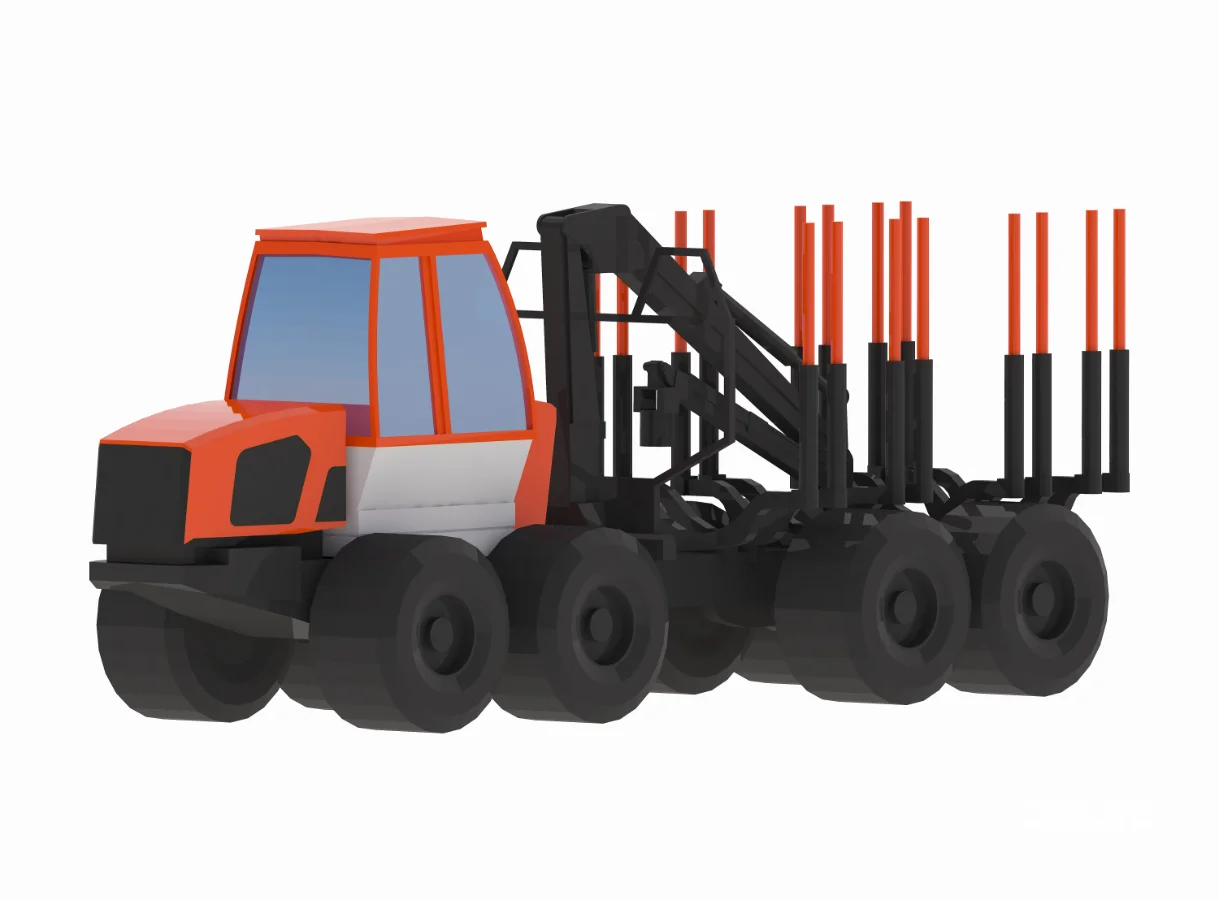 Forwarder Forestry 578 Simplified Image 1