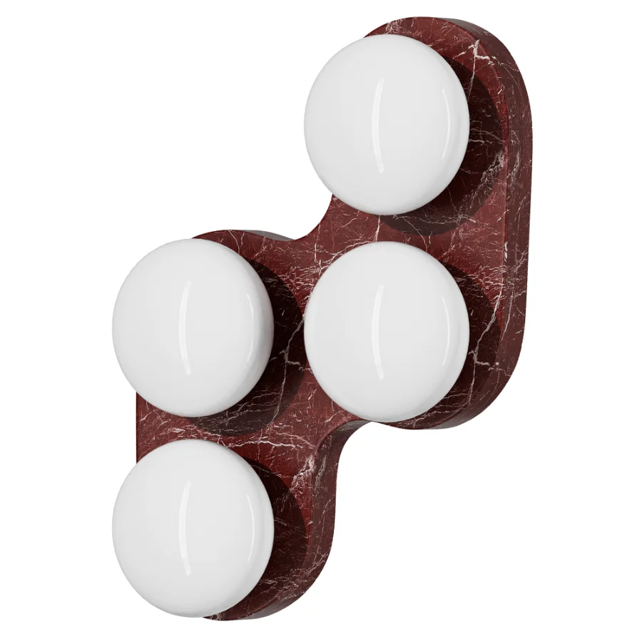 Wilf Wall Light in Red Image 1