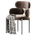 Stainless Steel fabric chair - Thumbnail 4