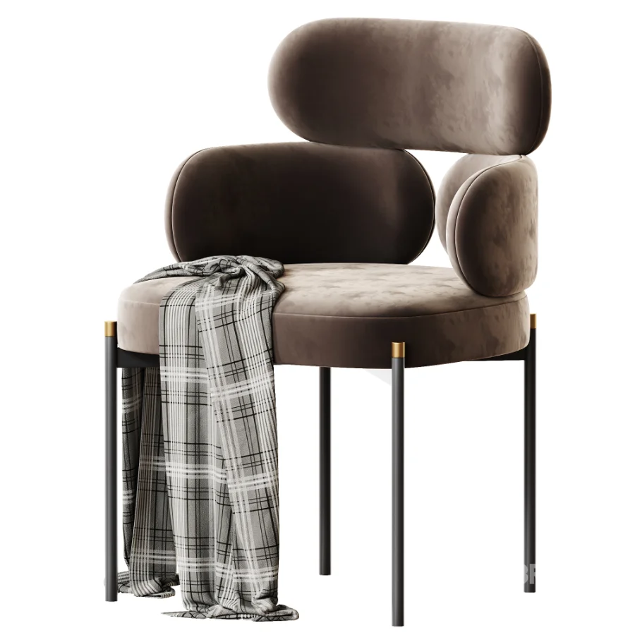 Stainless Steel fabric chair Image 4