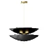 Blueprint Lighting Stack Large Brass Enamel Pendant Lamp - Thumbnail 1