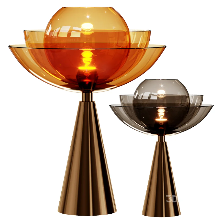Lotus Table Lamp by Mason Editions Image 1