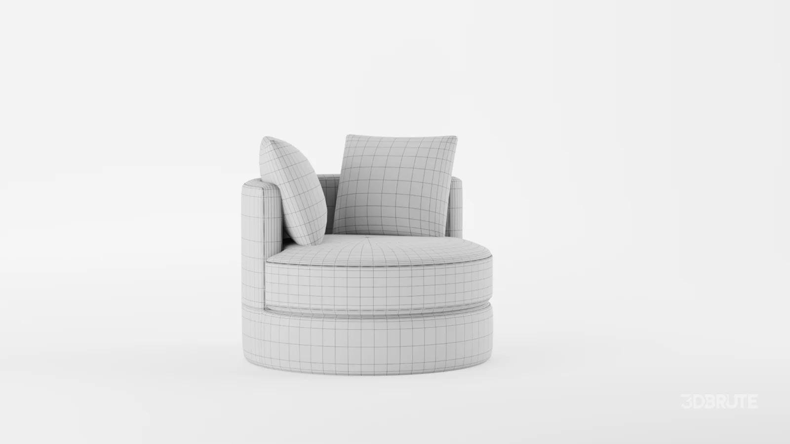 Balboa Upholstered Swivel Armchair Image 7