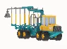 Harvester Forestry 208F+Crane - Thumbnail 1