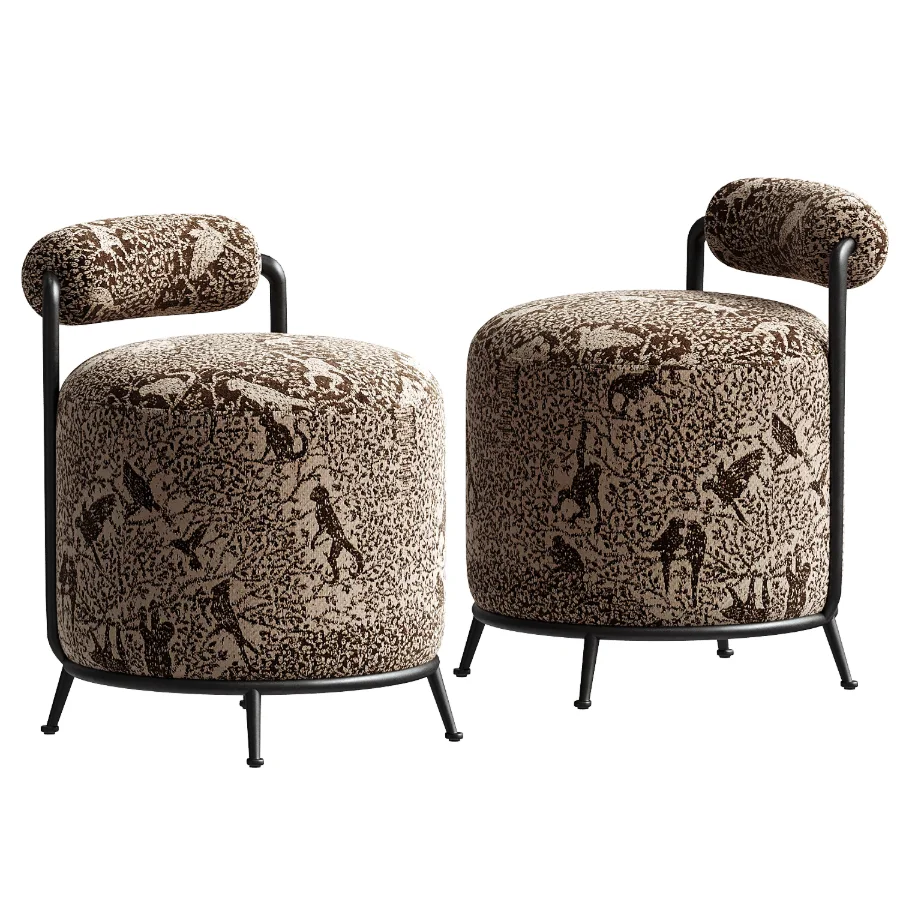 Gwendolyn Accent Stool Amber Lewis Four Hands Image 3