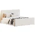 Schaefer Wood Trim High Footboard Bed - Thumbnail 2