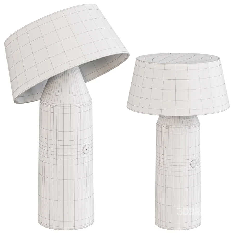 Bicoca LED Rechargeable Table Lamp Light Blue MARSET Image 7