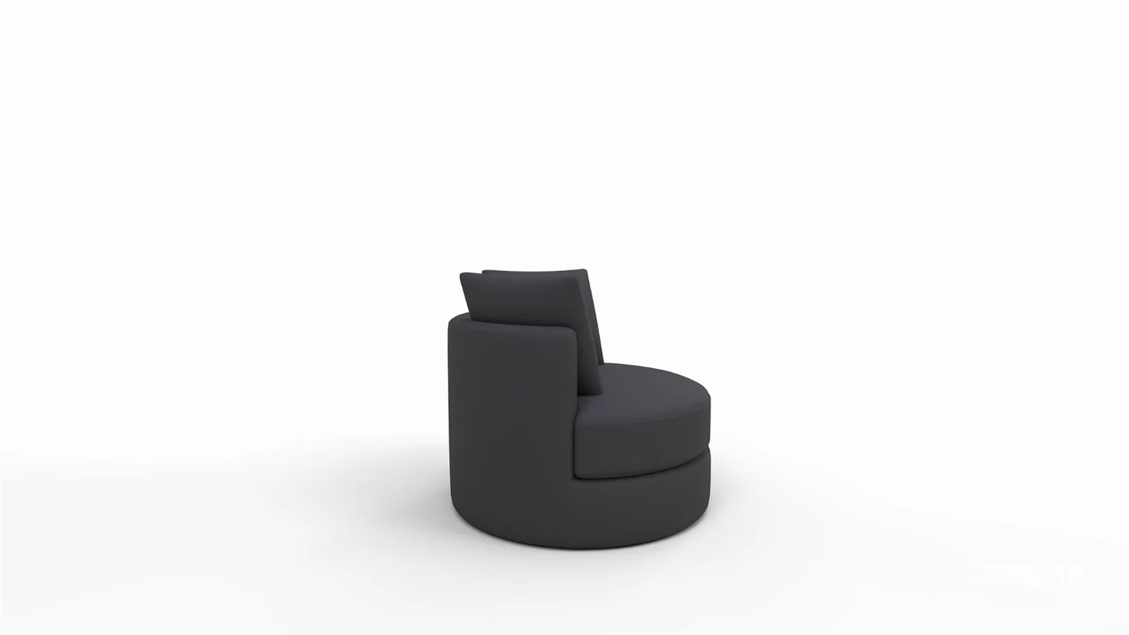 Balboa Upholstered Swivel Armchair Image 1