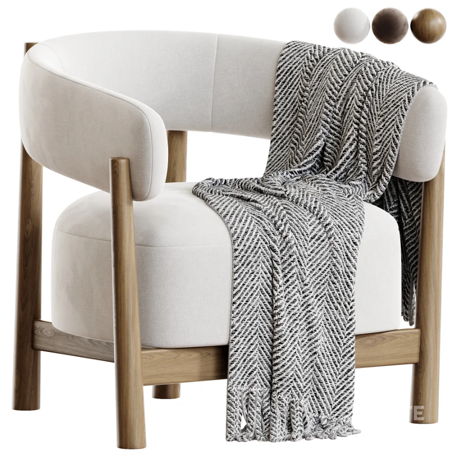 Dalya Armchair with Armrests Image 1