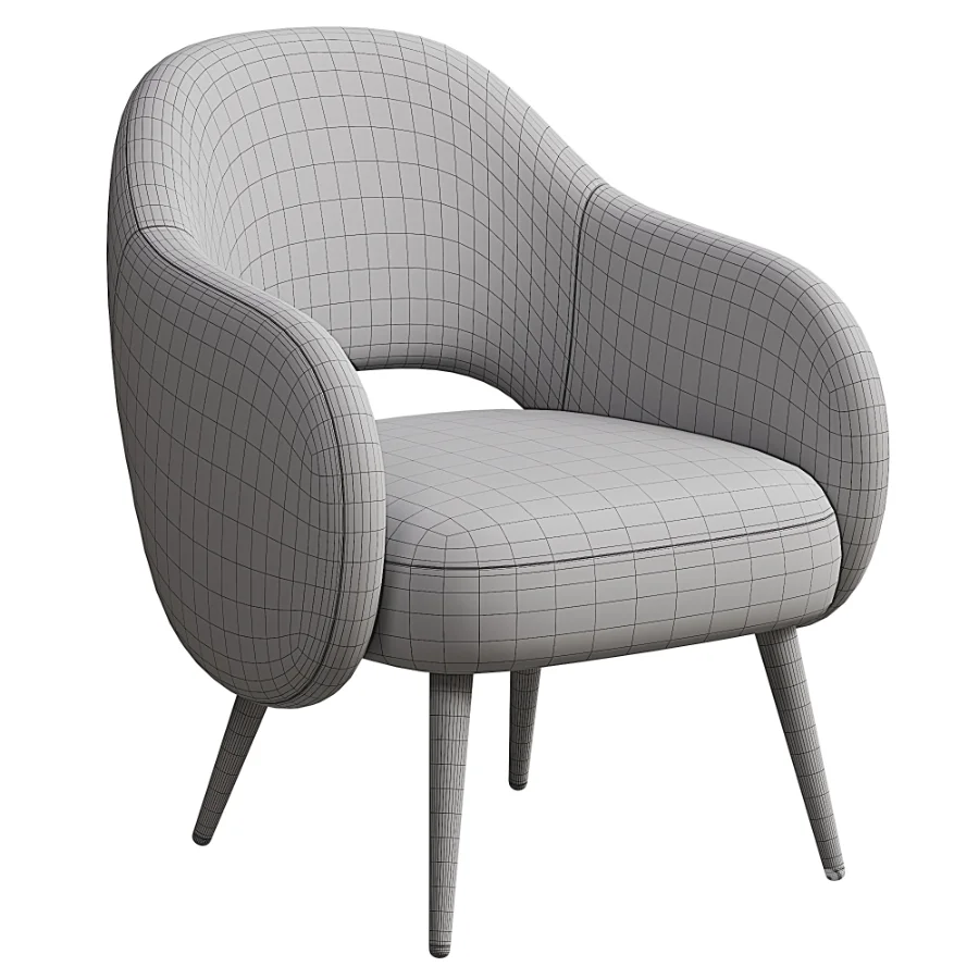 Modern Brind Armchair Image 1