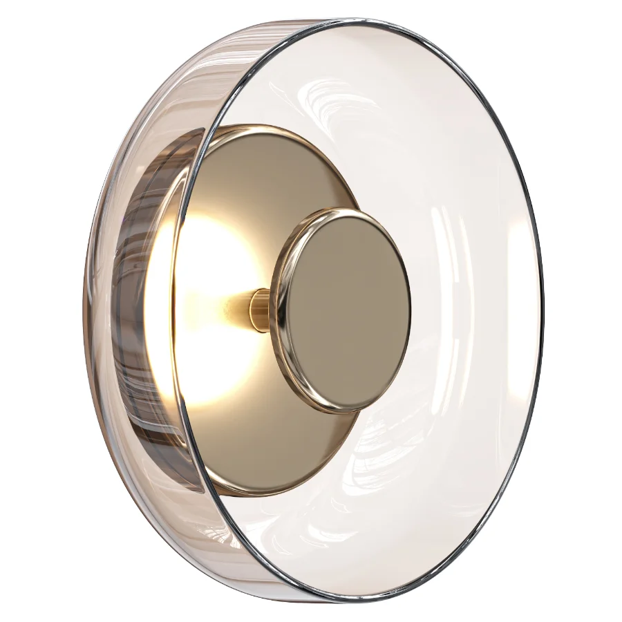 Mouth blown LED wall lamp Blossi Image 2