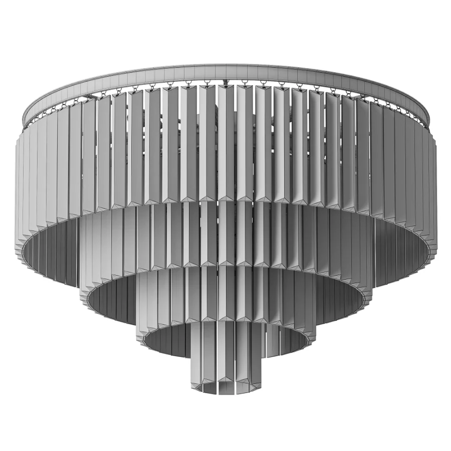 Modern Gold Luxury Crystal Ceiling Image 3