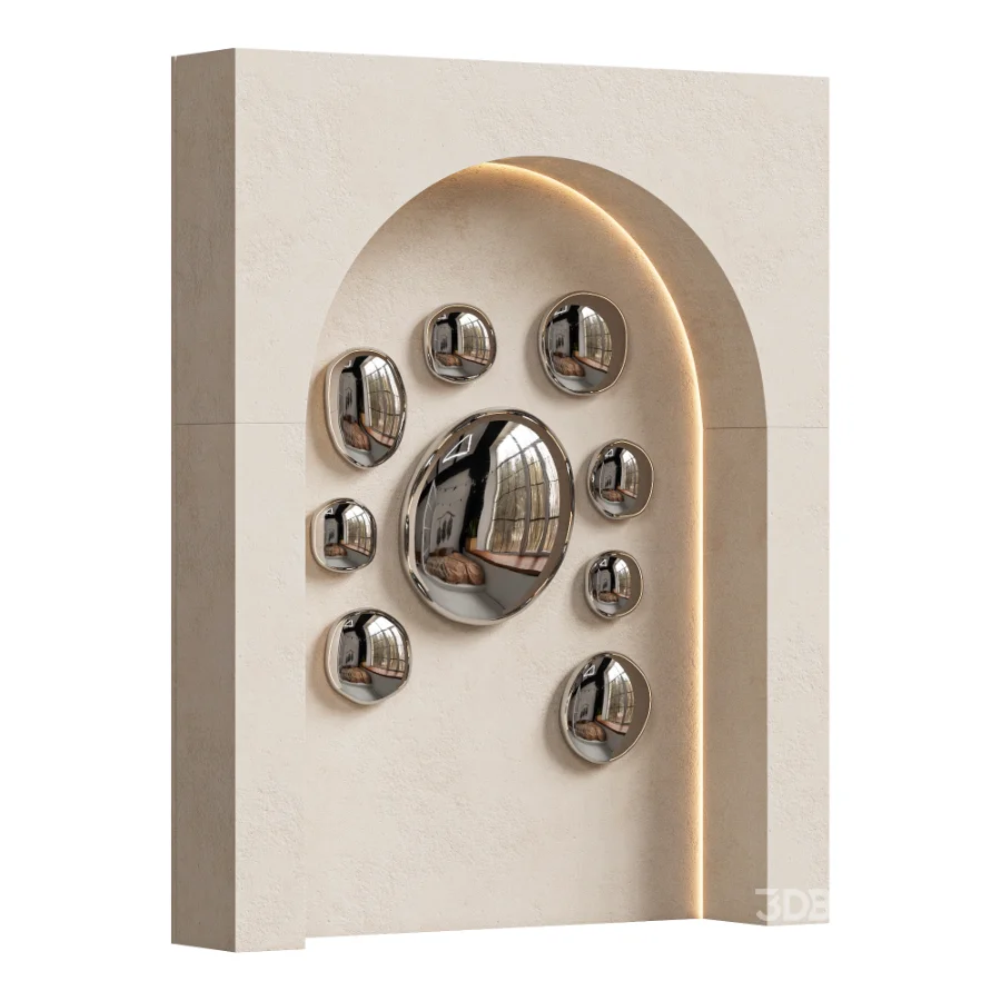 Chrome Bubble Wall Decor 23 Image 2