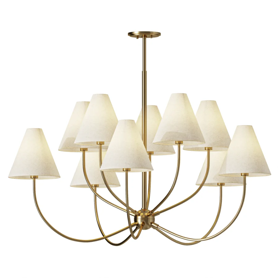 Yara 10 Light Chandelier Image 1