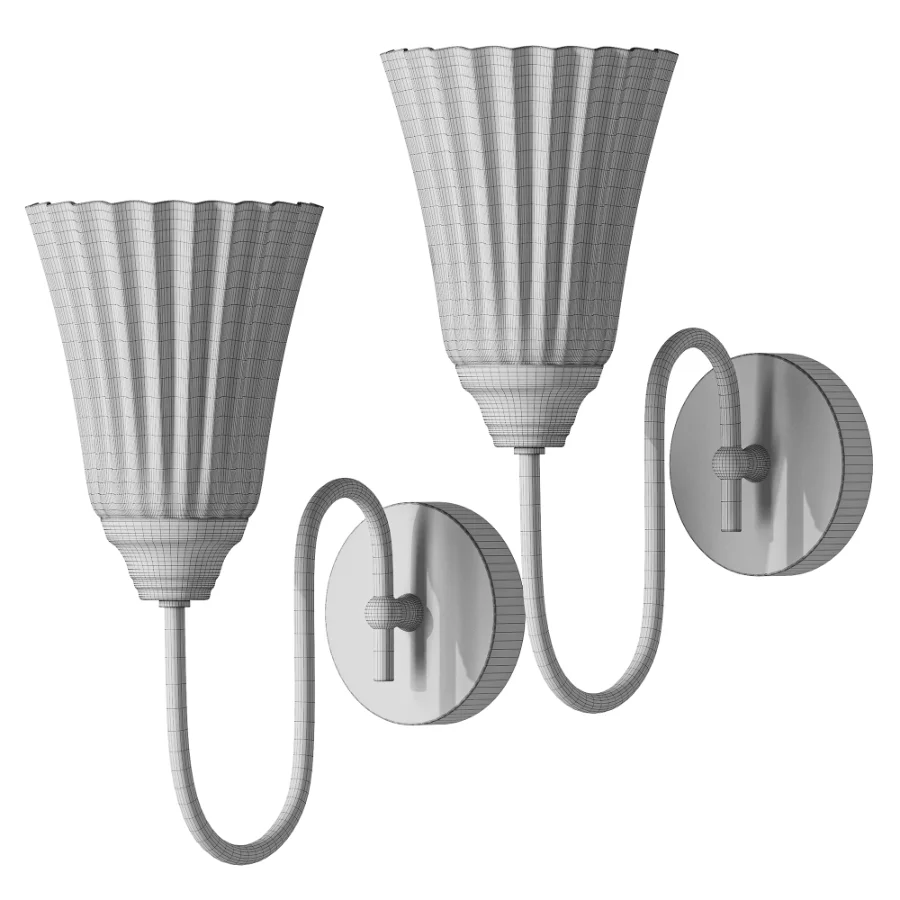 Trumpet Ceramic Wall Light Image 4