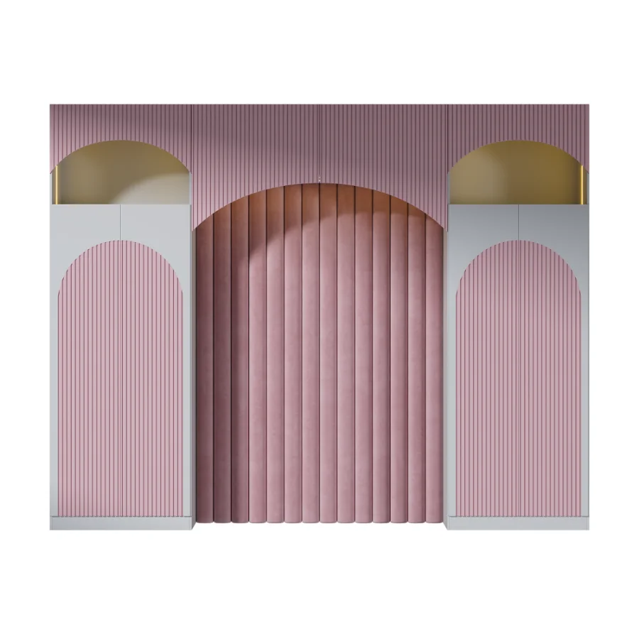 Clothes rack in a modern bedroom Image 2