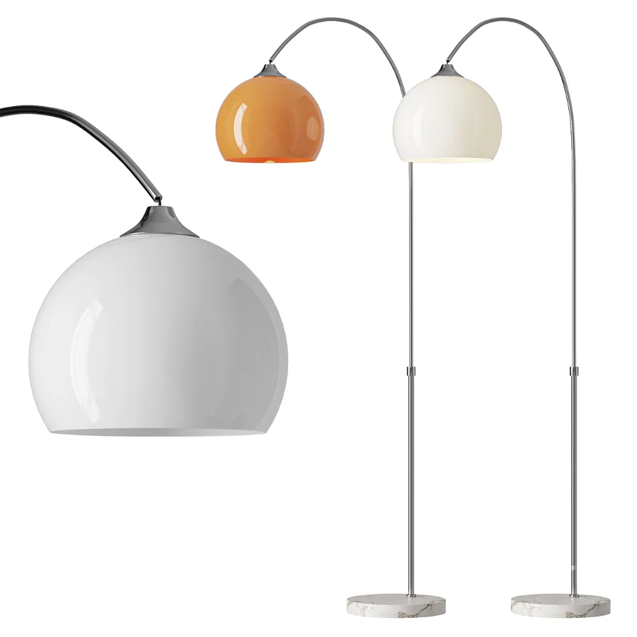 Nine Lighting Arch Marble Floor Lamp Image 1
