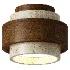 Biosag Mokustone Travertine Flush Ceiling Light - Thumbnail 1