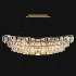 Betu Boat Shaped Linear Crystal Chandelier - Thumbnail 1