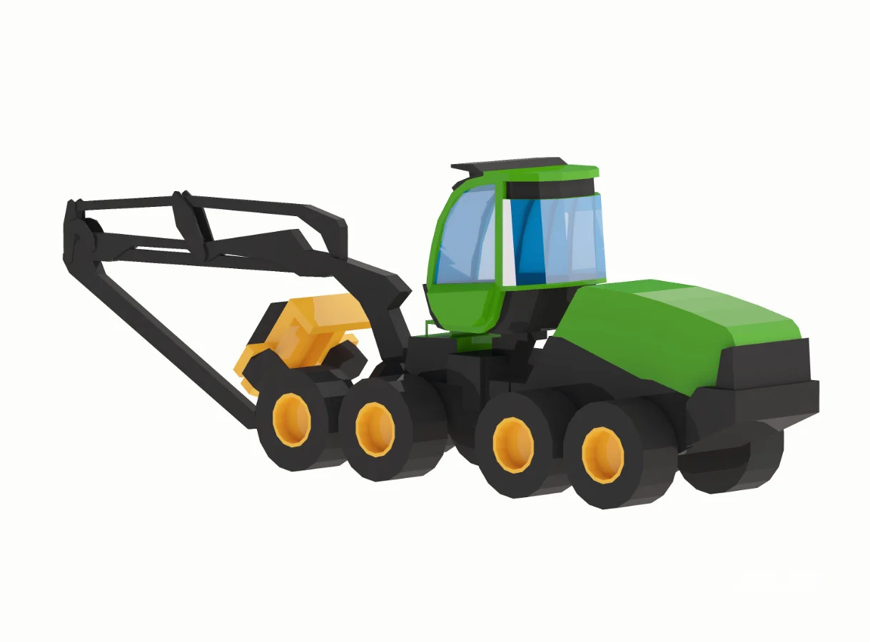 Harvester Forestry 1740 G Simplified Image 3