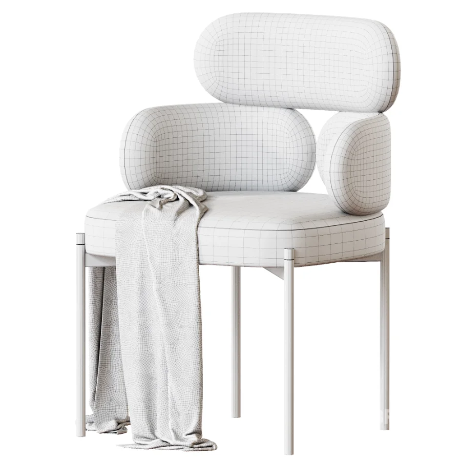 Stainless Steel fabric chair Image 5