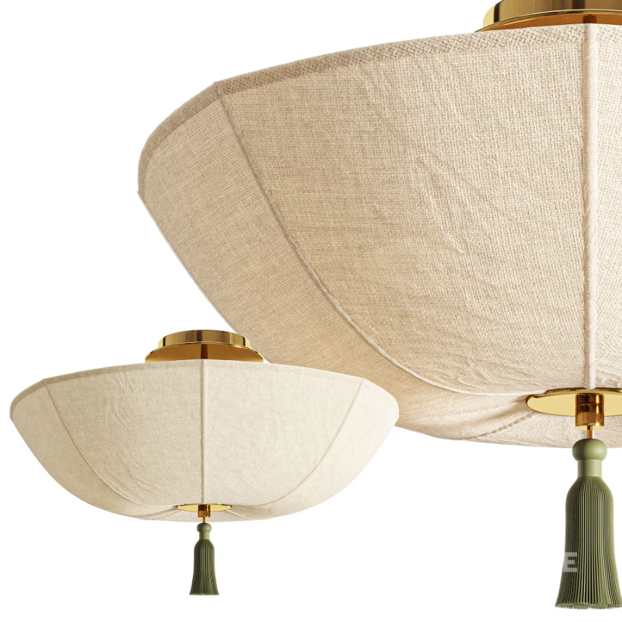 Bates 24 Semi Flush Ceiling Light Image 5