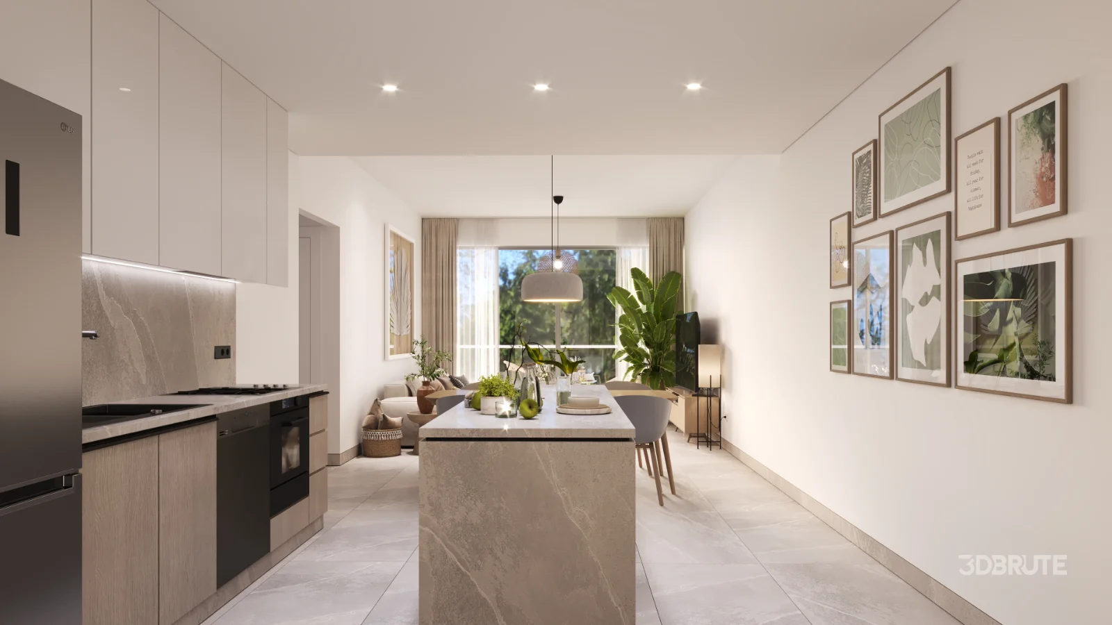 Japandi living room Image 3