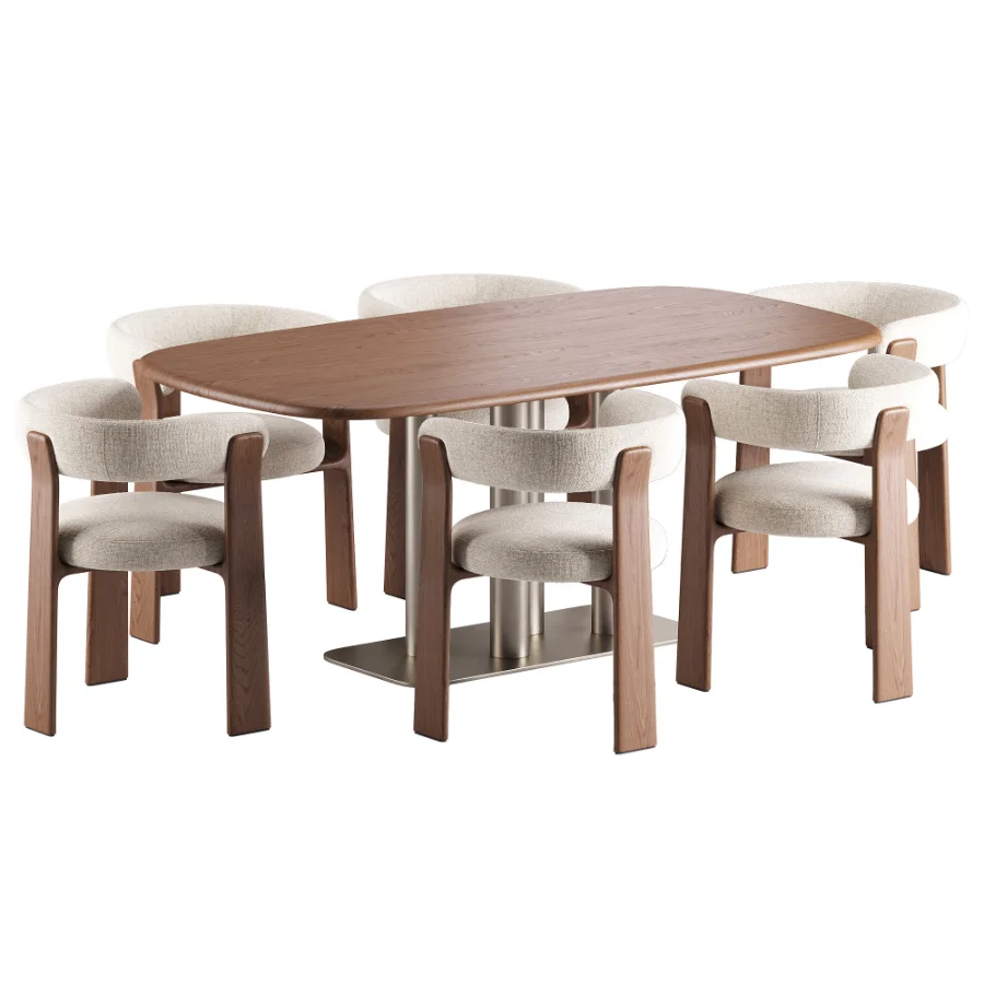 Granite 3 Legged Chair and Melvar Table Image 5