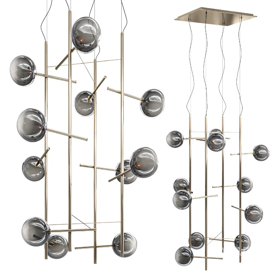 Suspension Lamp Bolle Tela Gallotti and Radice Image 4