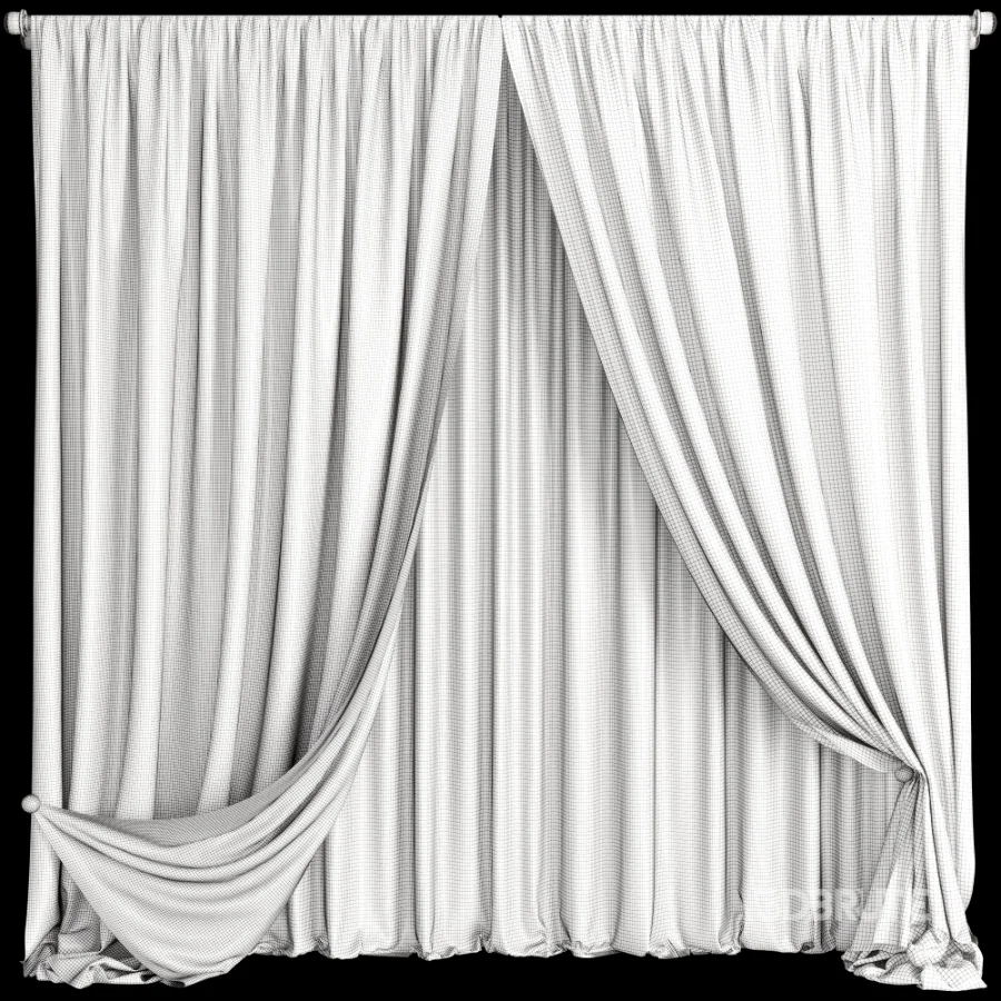 Silk and Cotton Curtain Set 112 Image 6