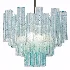 Murano Chandelier Blue Glass Tubes - Thumbnail 1